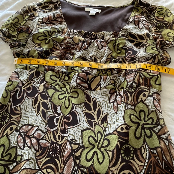 DRESS BARN,  FLORAL BLOUSE, SIZE:XL - Picture 7 of 12